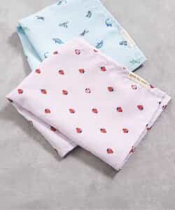 いちご・恐竜柄ランチョンマット