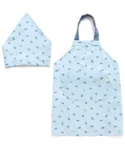 いちご・恐竜柄エプロン三角巾セット