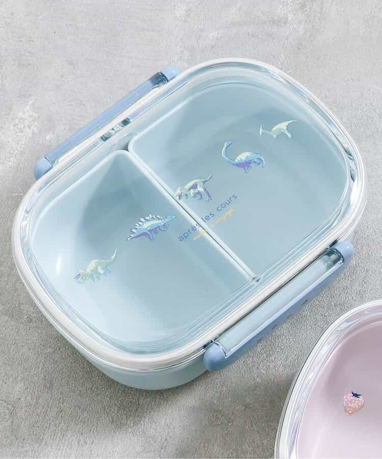 いちご・恐竜柄ランチボックス