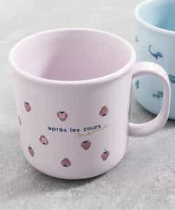 いちご・恐竜柄コップ