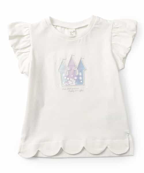 モチーフスカラップTシャツ