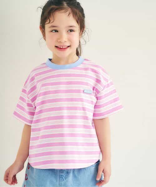 ALCロゴボーダーTシャツ