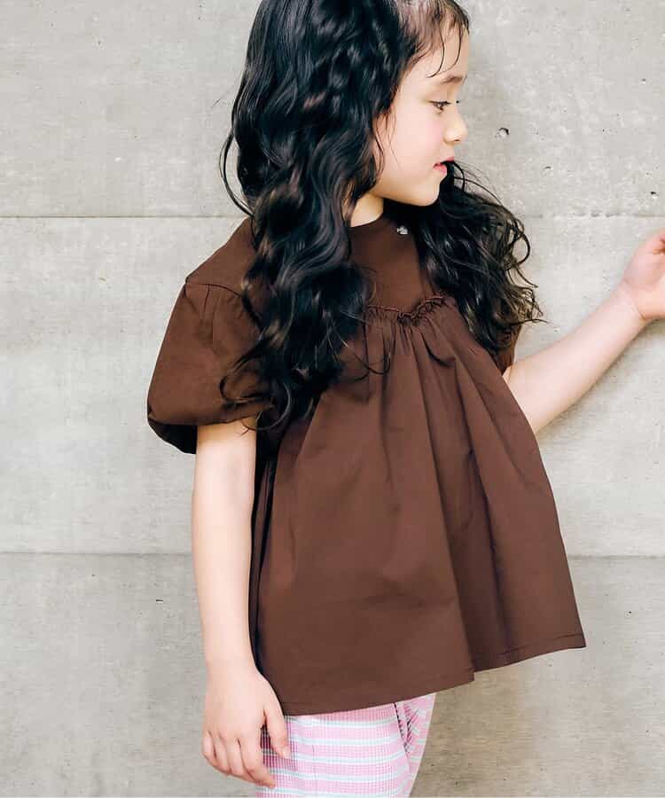 WEB限定 バルーンスリーブペプラムトップス