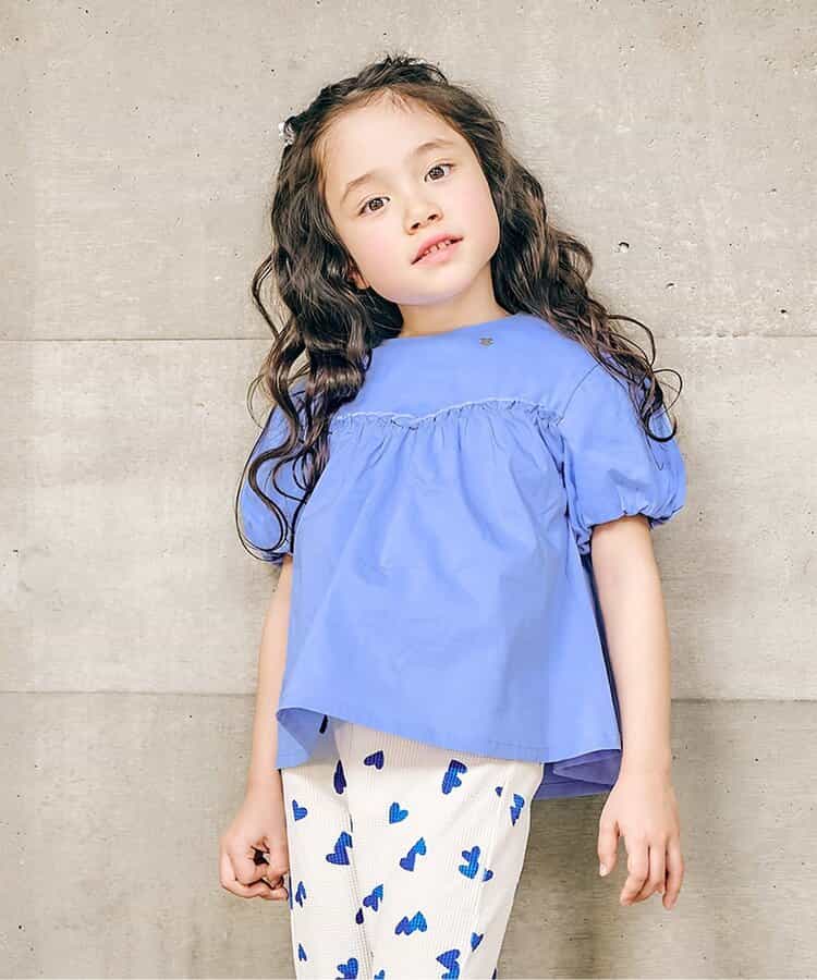 WEB限定 バルーンスリーブペプラムトップス