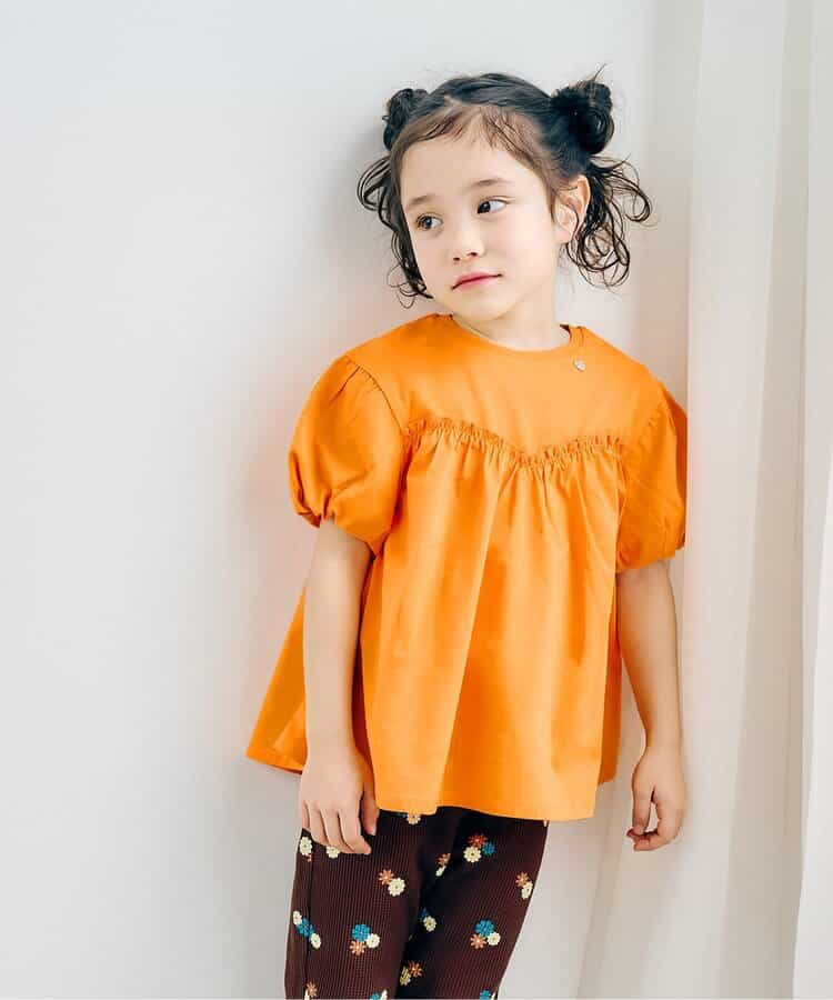 WEB限定 バルーンスリーブペプラムトップス