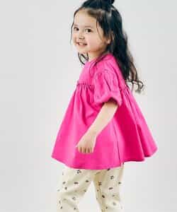 WEB限定 バルーンスリーブペプラムトップス