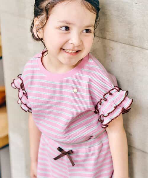 WEB限定 ワッフルフリルTシャツ