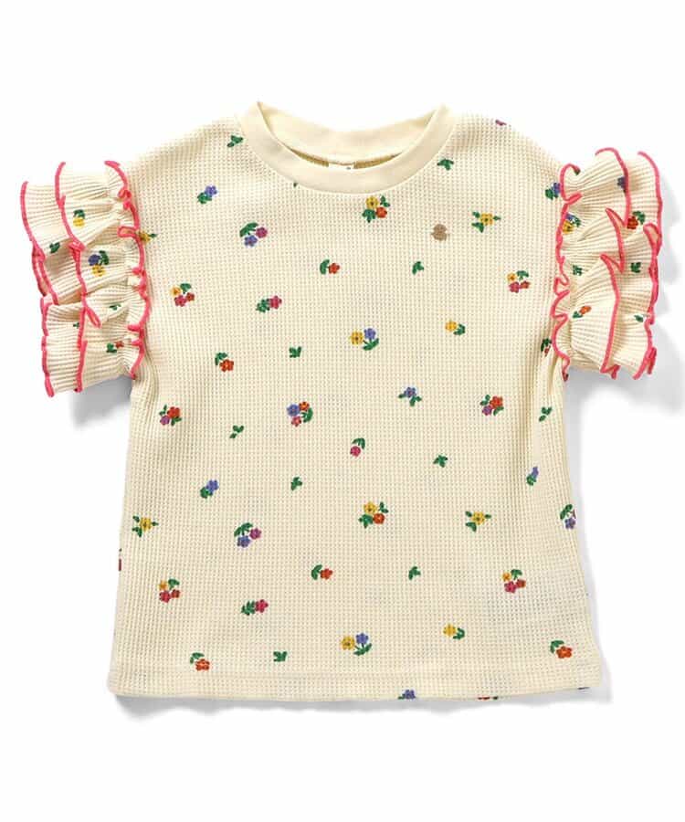 WEB限定 ワッフルフリルTシャツ
