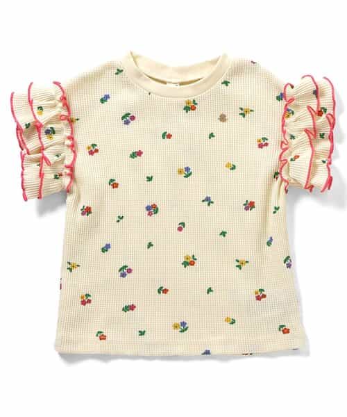 WEB限定 ワッフルフリルTシャツ