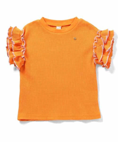 WEB限定 ワッフルフリルTシャツ