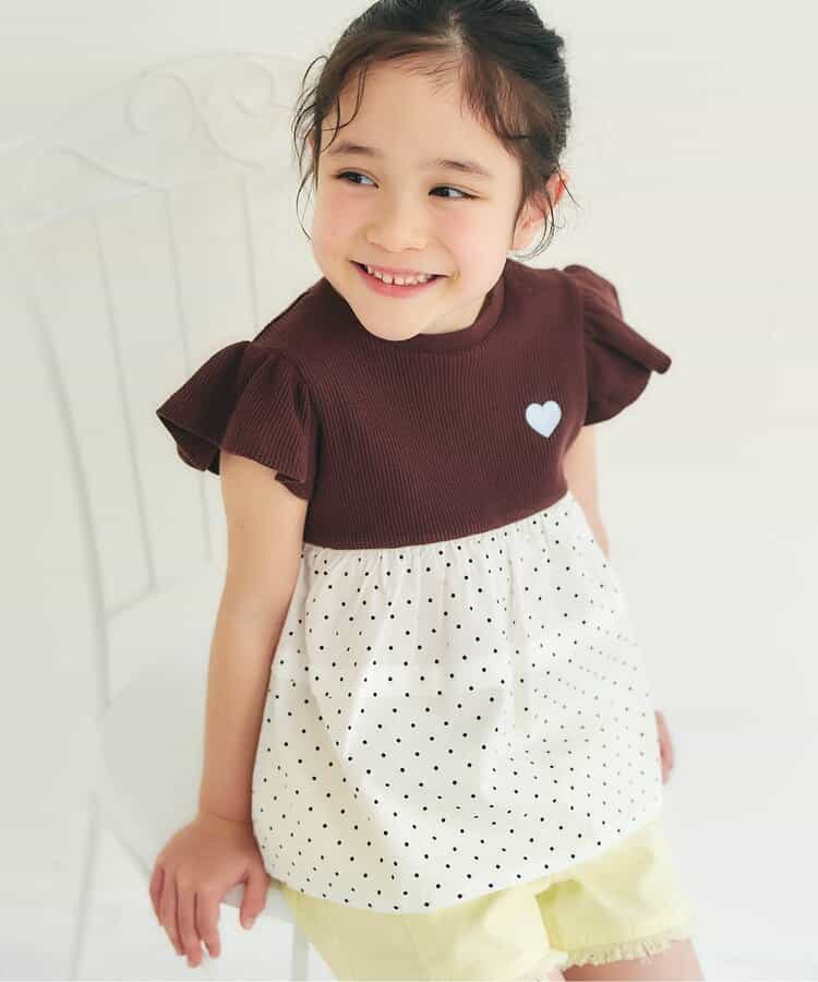 WEB限定 ティアードタックドッキングトップス