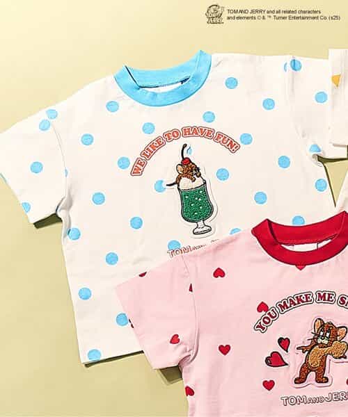 ★SALE★トムとジェリー 総柄モチーフＴシャツ
