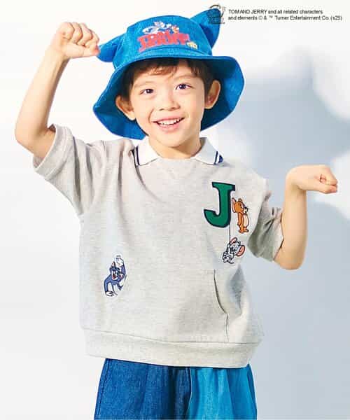 ★SALE★トムとジェリー 襟付きモチーフＴシャツ