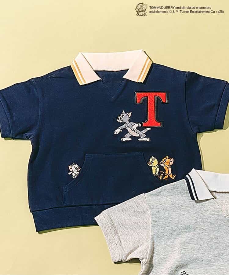 ★SALE★トムとジェリー 襟付きモチーフＴシャツ