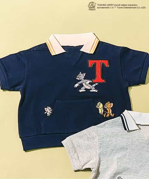 ★SALE★トムとジェリー 襟付きモチーフＴシャツ