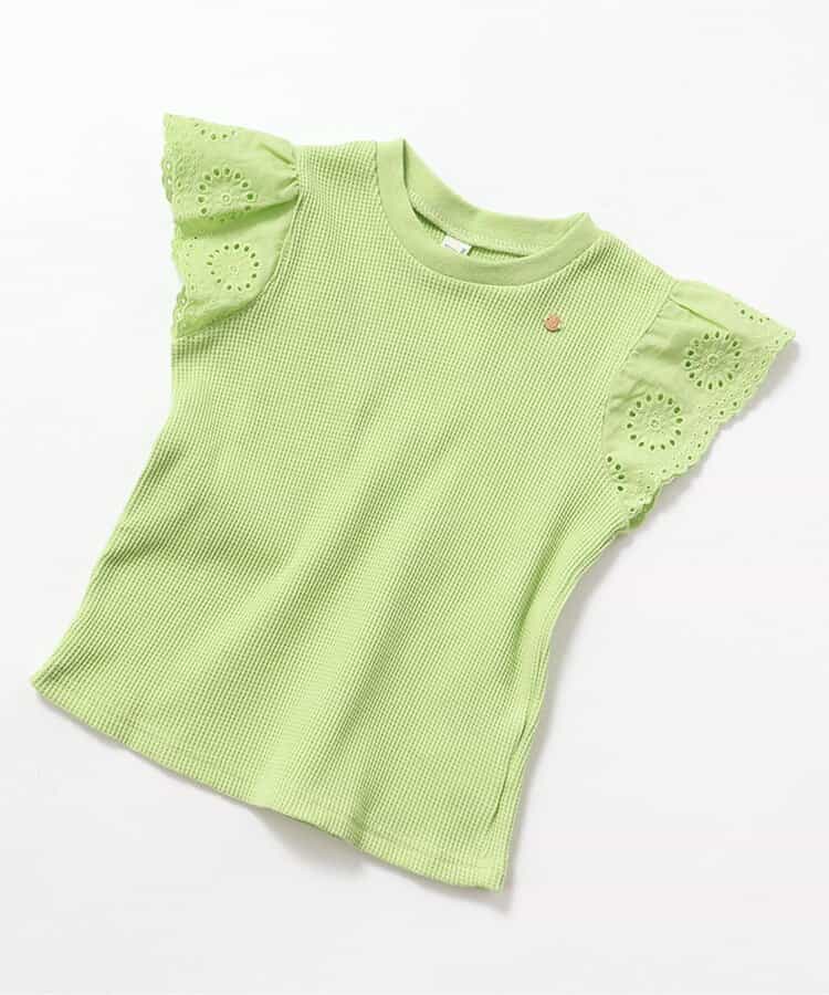 ★SALE★ワッフルレース・フリルＴシャツ