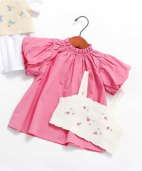 ★SALE★フラワー刺繍ニットビスチェ＆チュニックセット