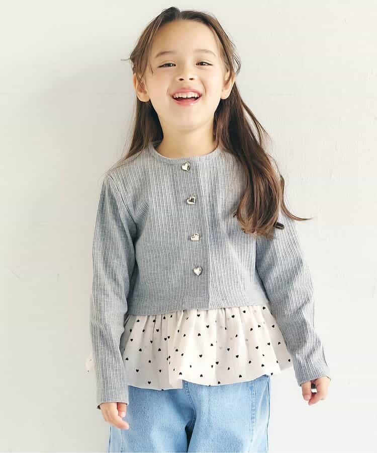 カーディガン＆裾バルーンインナー2Pセット