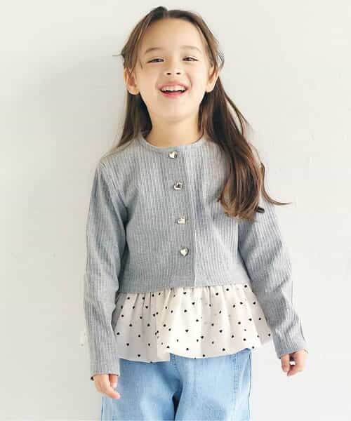 カーディガン＆裾バルーンインナー2Pセット