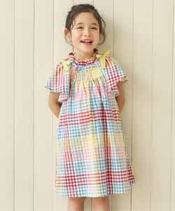 【リンク】肩リボンフレアヒロインワンピース