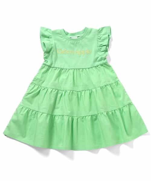 【リンク】フルーツロゴティアードワンピース