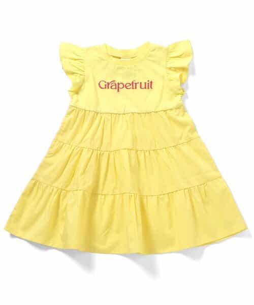 【リンク】フルーツロゴティアードワンピース