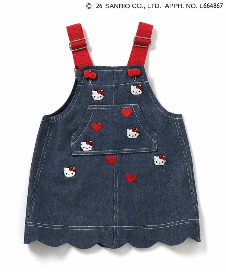 サンリオキャラクターズ刺繍ジャンスカ