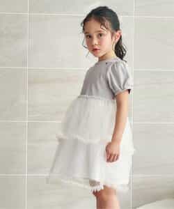 ☆3/19(木)21時～3点10％OFF☆フリルチュールドッキングワンピース
