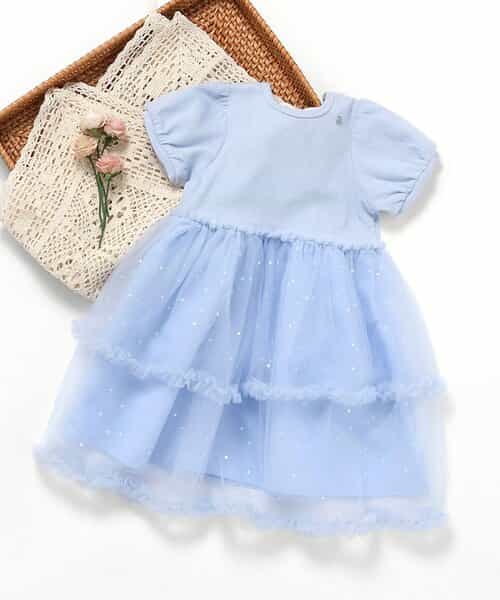 フリルチュールドッキングワンピース