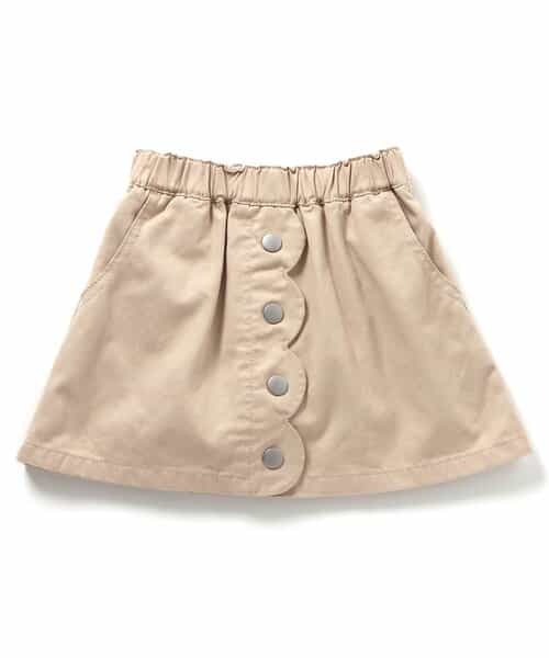 ★SALE★フロントボタンインパンツ付きスカート