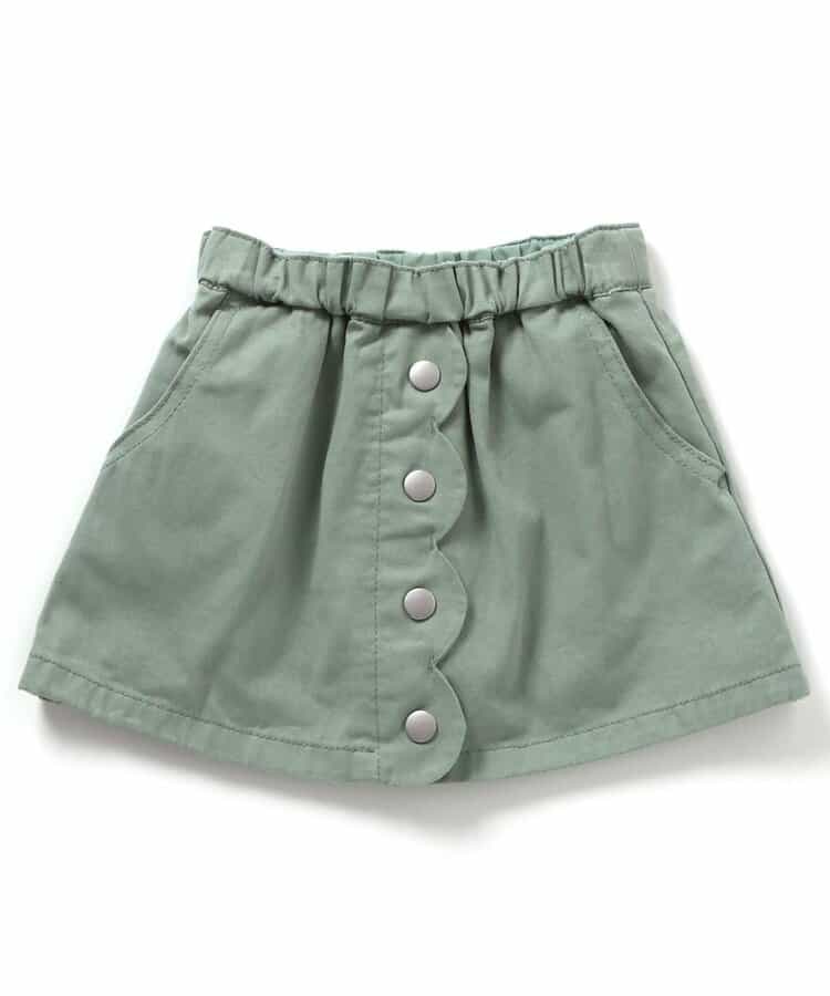 ★SALE★フロントボタンインパンツ付きスカート