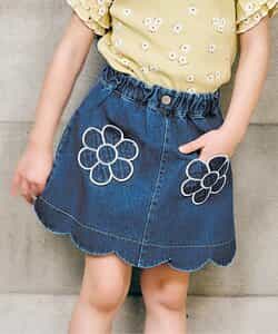 フラワーポケットインパンツ付きスカート