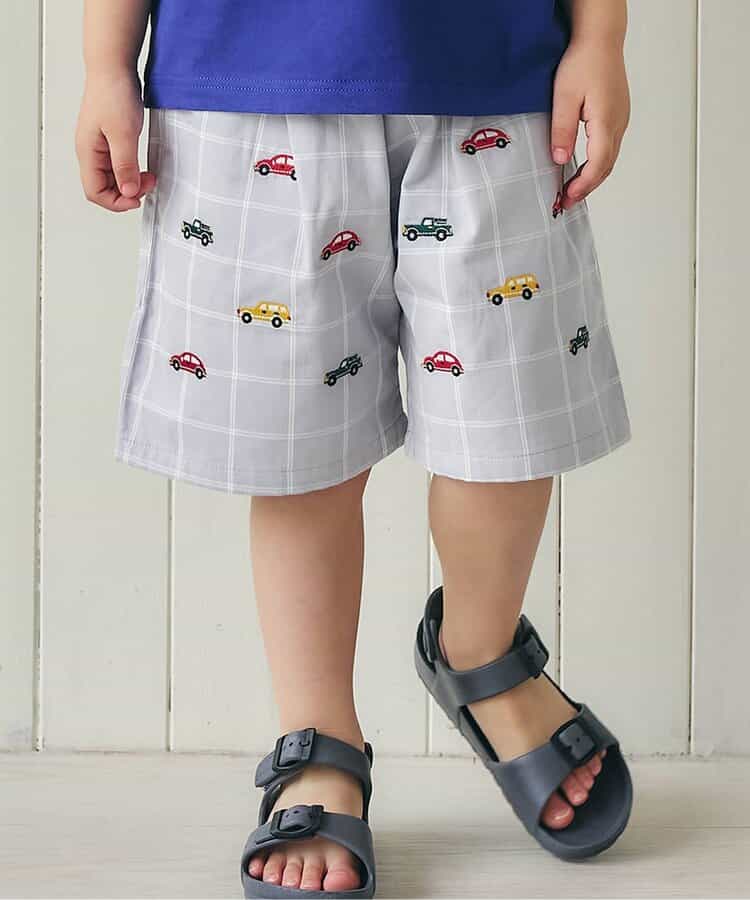 アソートタックショートパンツ  5分丈