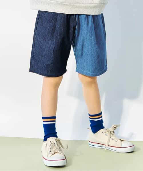 ★SALE★スタンダードタックハーフパンツ  5分丈