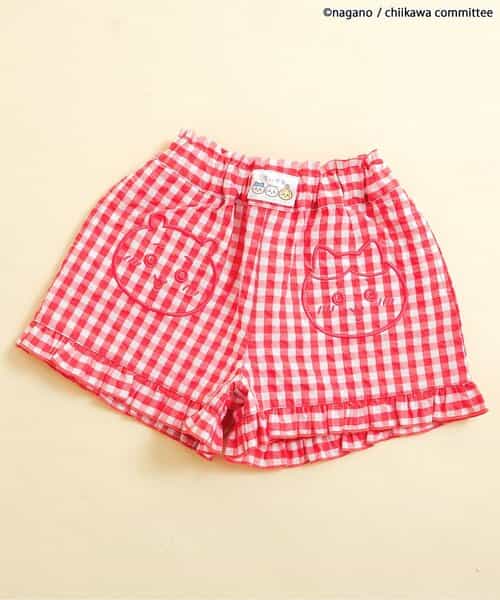 【アニメちいかわ】ギンガムショートパンツ
