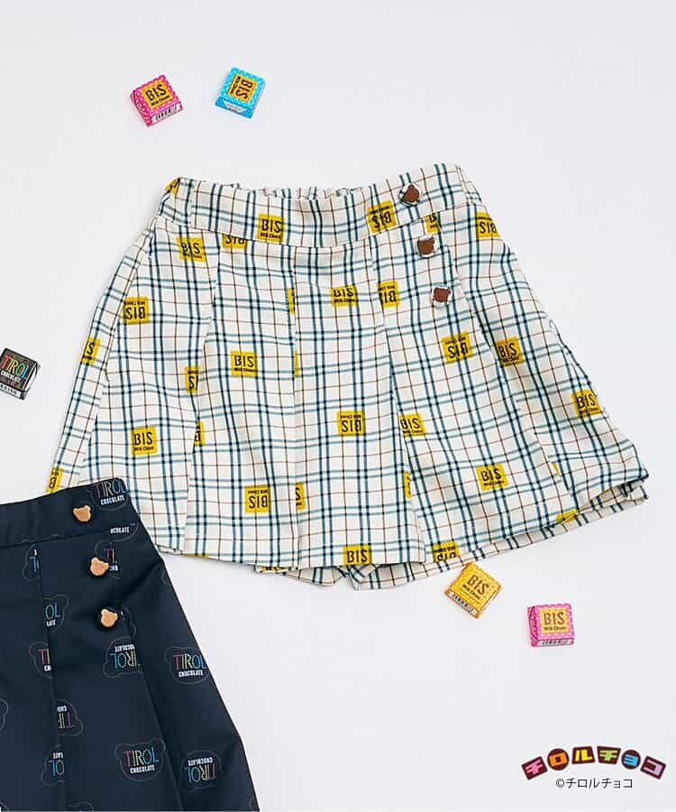★SALE★チロルチョコ×tiny bear スカート風キュロット