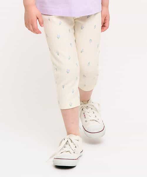 ★SALE★後ろフリルひんやりレギンス  7分丈_接触冷感