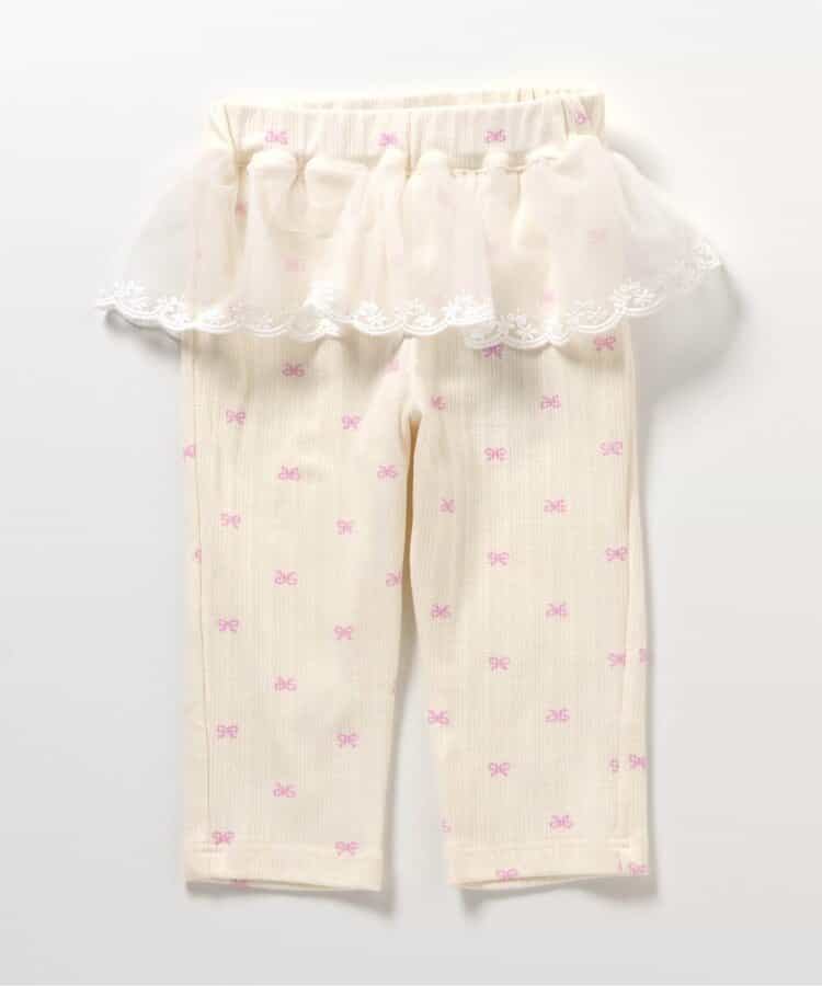 ペプラムひんやりレギンス_接触冷感  7分丈