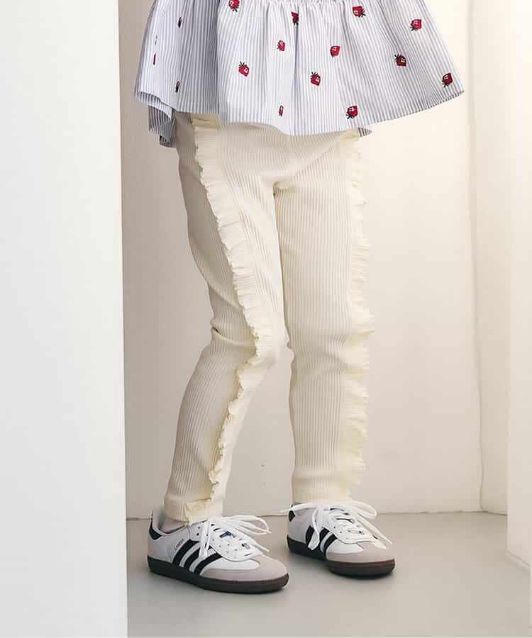 サイドフリルレギンス/7days Style pants  10分丈