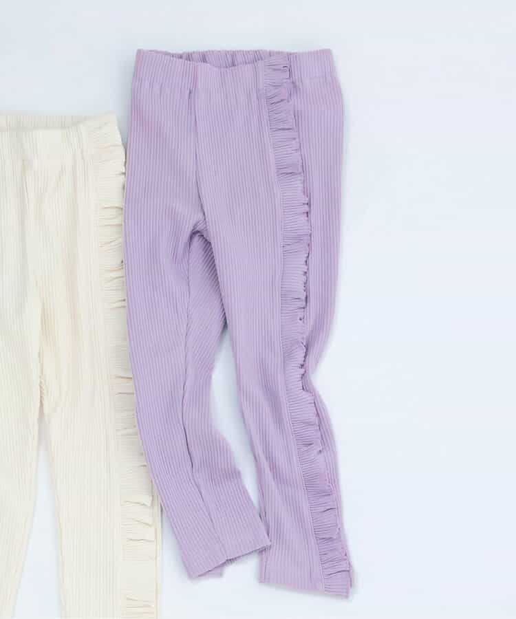 サイドフリルレギンス/7days Style pants  10分丈