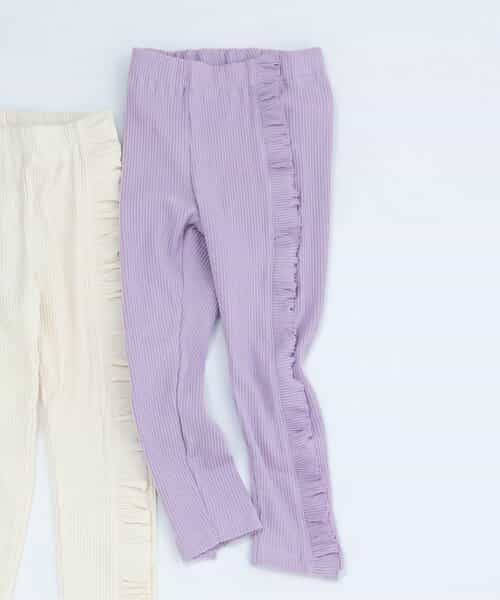 サイドフリルレギンス/7days Style pants  10分丈
