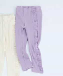 サイドフリルレギンス/7days Style pants  10分丈