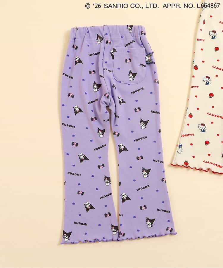 サンリオキャラクターズフレアパンツ  10分丈