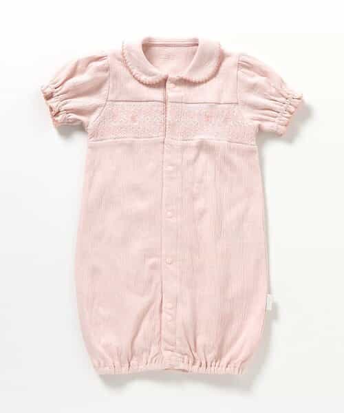 ★SALE★ハートスモッキング刺繍2wayオール