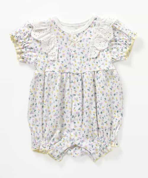 ★SALE★サクランボ柄ロンパス