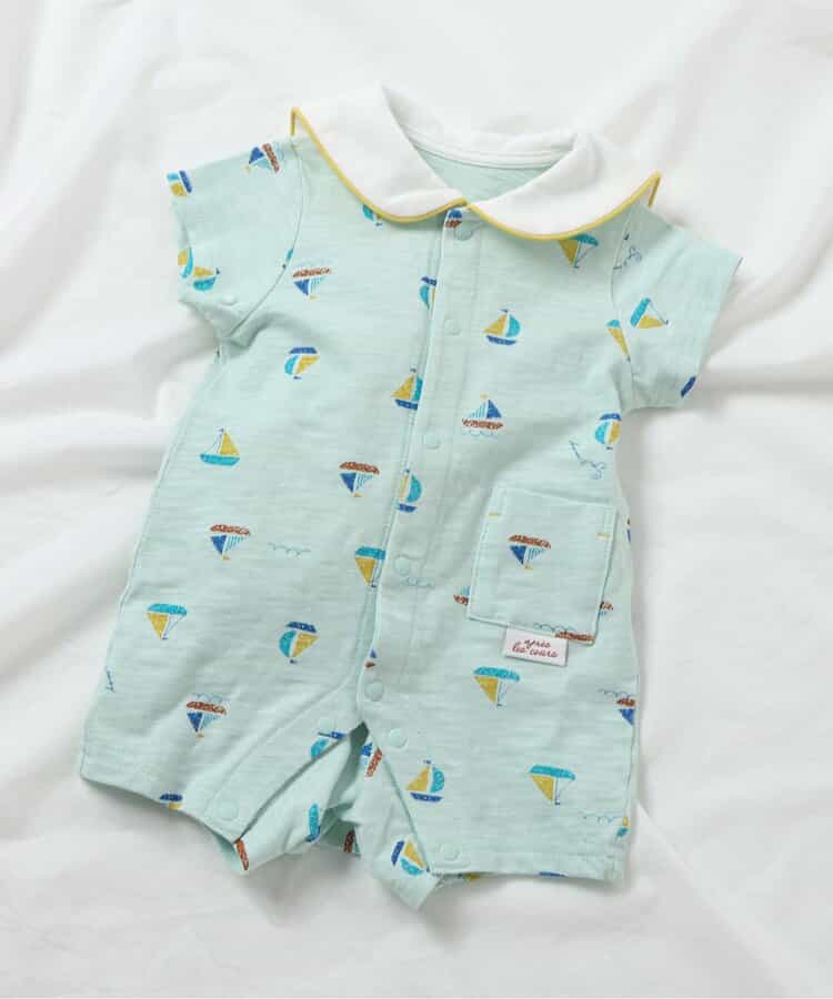 ヨット柄ロンパス