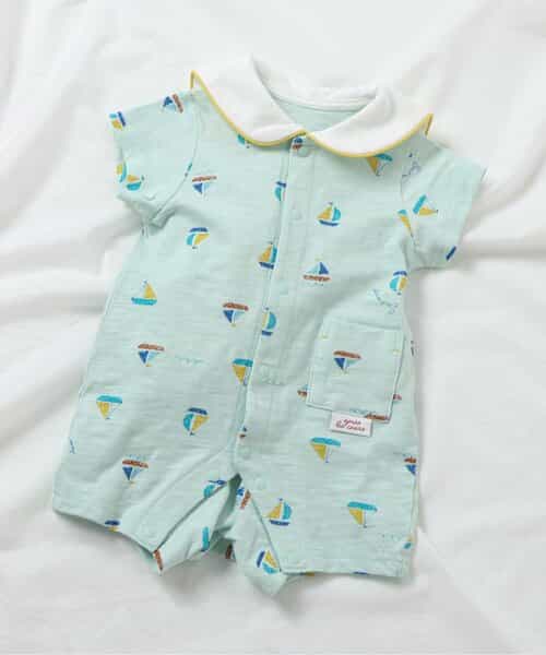 ヨット柄ロンパス