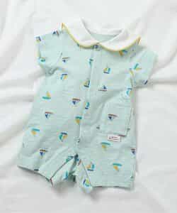 ヨット柄ロンパス