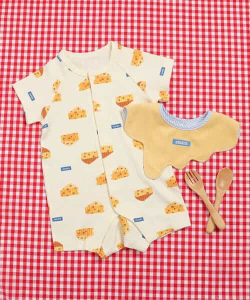 【リンク】3時のおやつ柄スタイ&ロンパス セット