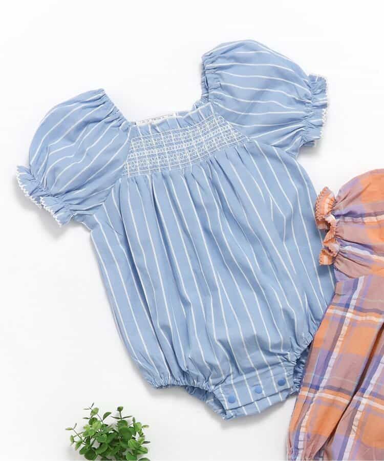 ★SALE★【リンク】スモッキング刺繍ロンパス